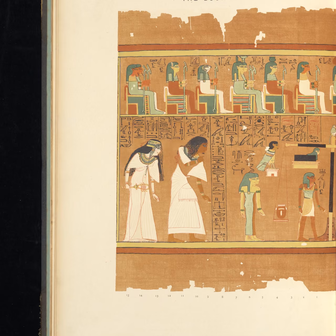 Weighing of the Heart scene from the Book of the Dead, Papyrus of Ani, c. 1250 BCE